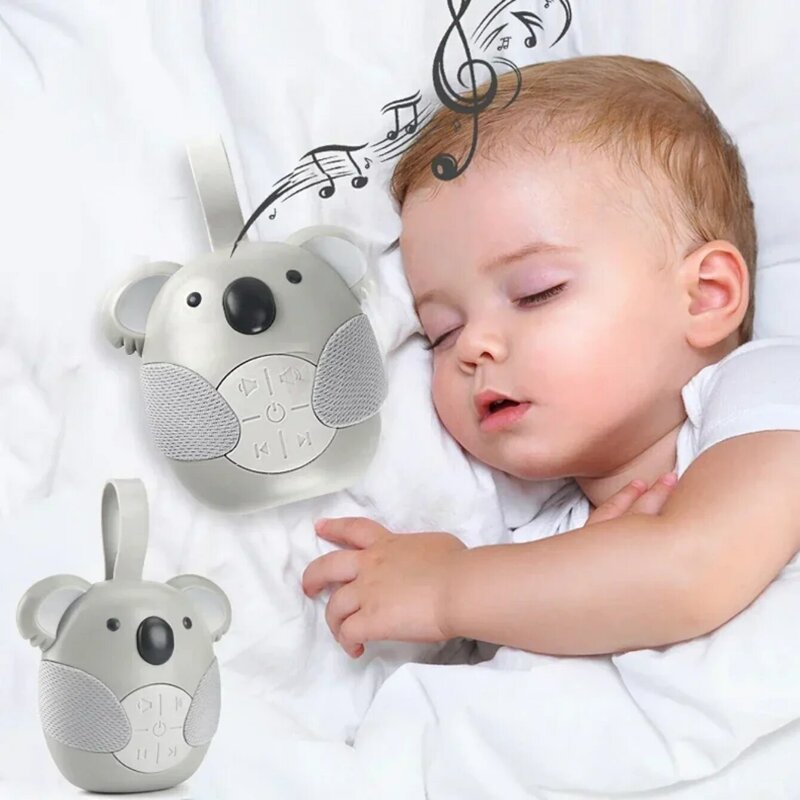 Портативный шумоподавляющий аппарат для малышей Koala, звуковой аппарат для сна, успокаивающий музыкальный плеер для новорожденных, детская коляска