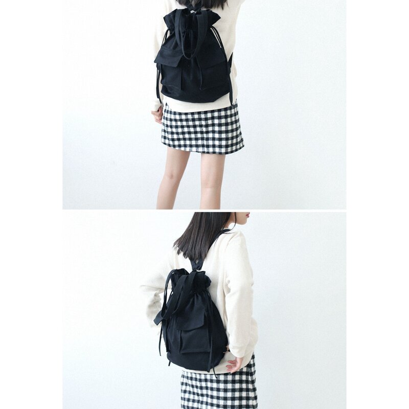 New Style Canvas Bag weiblicher Schulter rucksack Rucksack mit großer Kapazität Studenten rucksack
