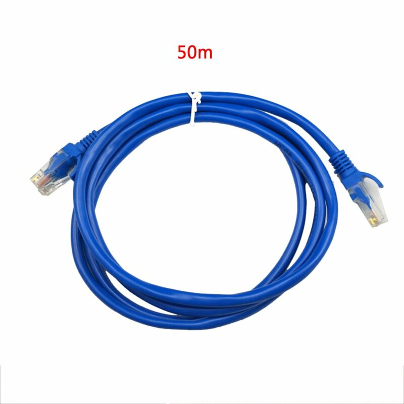 Fast Delivery 100FT 5M/10M/15M/20M  CAT5 CAT5E Ethernet Internet RJ45 LAN Cable Cord Wire Male Connector Reticle Rj45 Cable