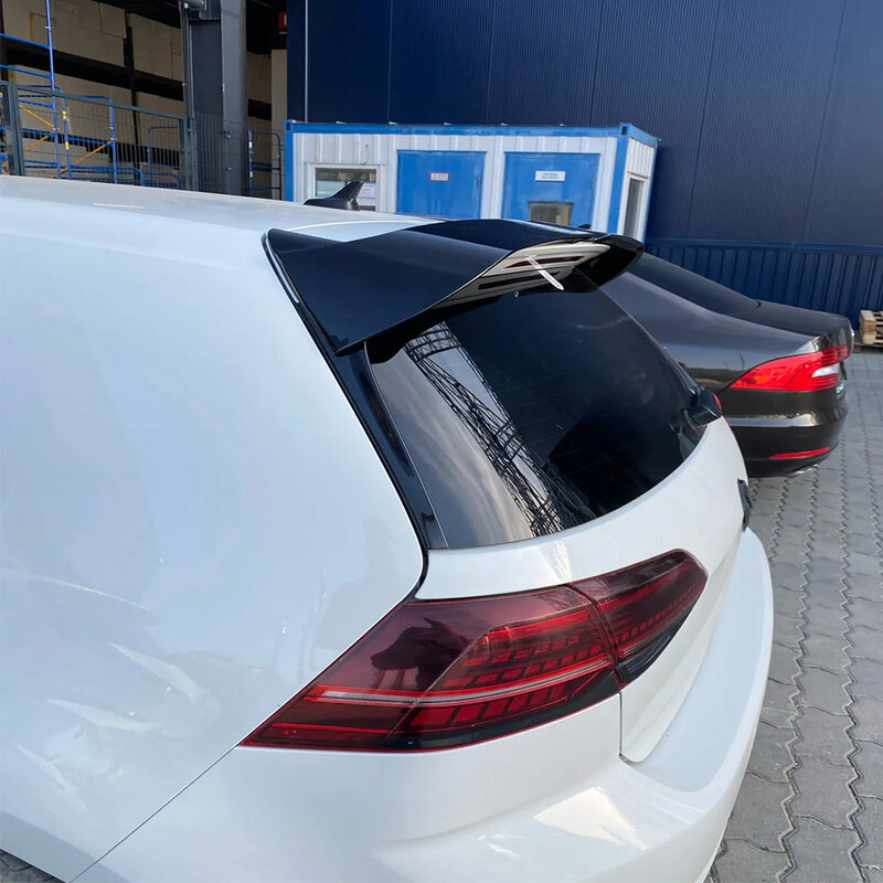 Carro cauda asas Spoiler vento fixo, asa traseira, acessórios de decoração automática, VW Golf MK 7, 7.5, GTI, GTR, 2013-2019