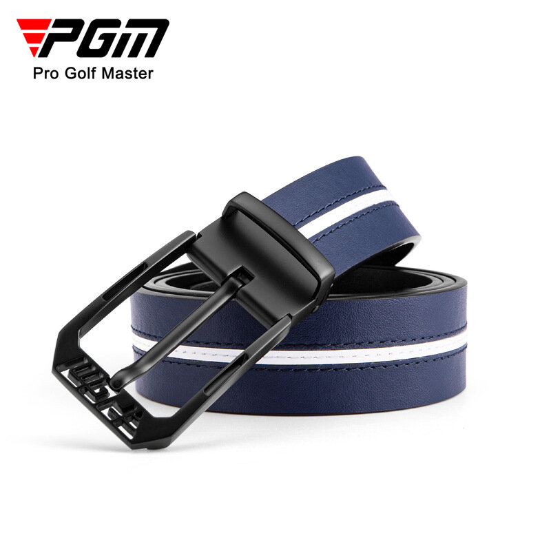 PGM-حزام جولف من جلد البقر بطبقة رأس للرجال ، مشبك معدني ، لوازم رياضية