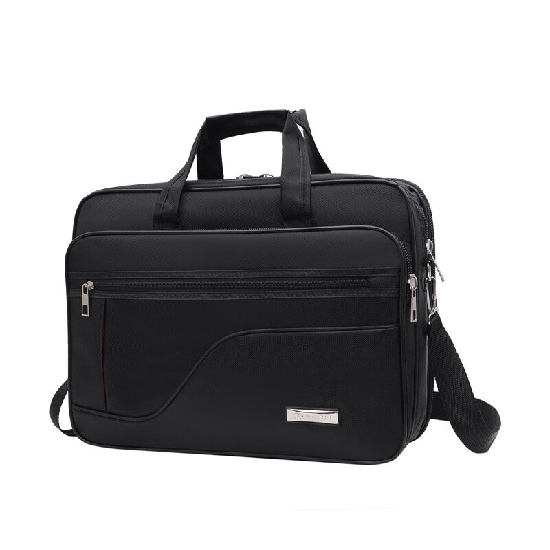 Tas selempang Laptop 15.6 inci untuk pria, tas kurir bahu kapasitas besar modis untuk pria