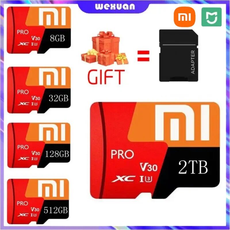 MIJIA-Xiaomi عالية السرعة بطاقة مايكرو TF SD ، فئة 10 بطاقة فلاش للهاتف الذكي ، بطاقة ذاكرة صغيرة ، V30 ، هاتف