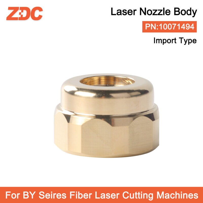 ZDC-boquilla láser tipo Importación, 10 unidades/lote, cuerpo PN 10071494 para máquinas de corte por láser de fibra