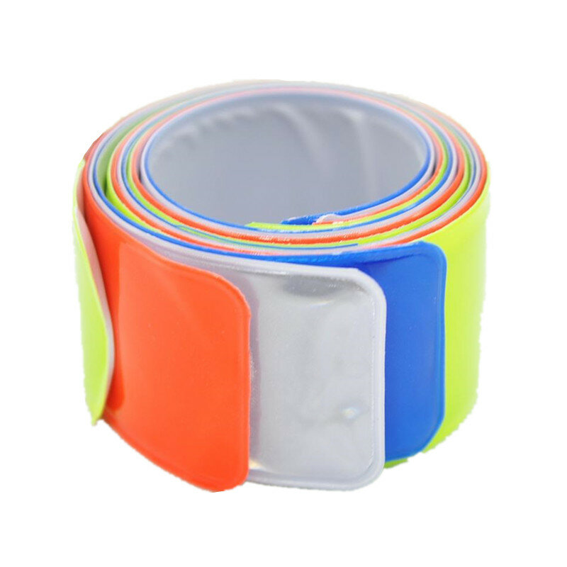1pc 40cm Reflective Strap for Sports Running Cycling Reflective Strips Warning Tape for Biking Safety Pants Reflector Material
