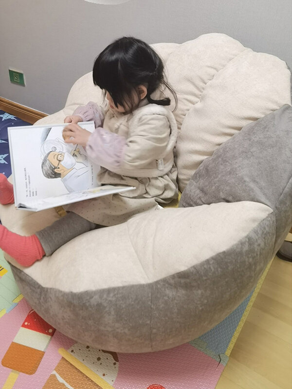 Crianças saco de feijão cama móveis da sala estar sofá preguiçoso cadeira varanda puff seat quarto tatami espreguiçadeira cadeira futon piso cadeiras