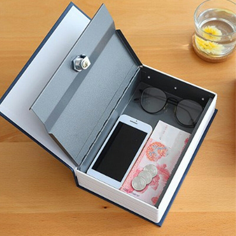 Metal Shell Money Saving Box Scratch-proof And Non-deforming Security Safe Money Box Book Money Box