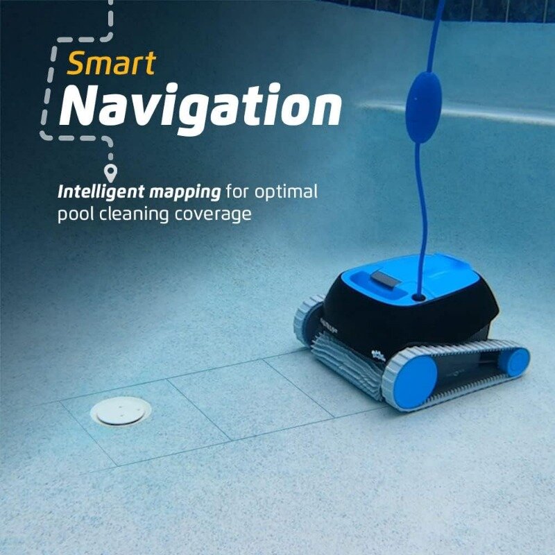 Dolphin Nautilus CC Robotic Pool Vacuum Cleaner All Pools up to 33 FT - Wall Climbing Scrubber Brush，16.38"L x 16.77"W x 8.97"H