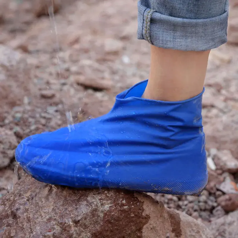 مريحة خفيفة الوزن مقاوم للماء حذاء يغطي سميكة ومقاومة للاهتراء غير نافذ للمطر حذاء يغطي دروبشيبينغ بالجملة