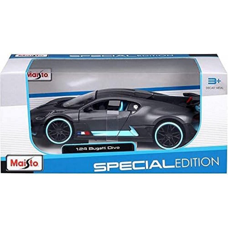 Bugatti Divo Dark Gray 1:24 Die Casting Model Car Maisto 31526