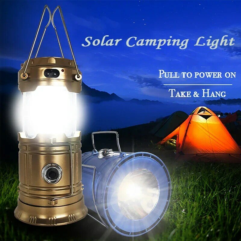 Lampada da campeggio lanterna ricaricabile USB luce da campeggio torcia illuminazione lanterna lampada torcia luce da campeggio all'aperto impermeabile