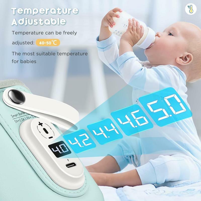 لاسلكي USB شحن الحليب دفئا ، قابلة لإعادة الاستخدام ، درجة حرارة ثابتة ، دائم ، غطاء ، دفئا للطفل ، التخييم ، السفر