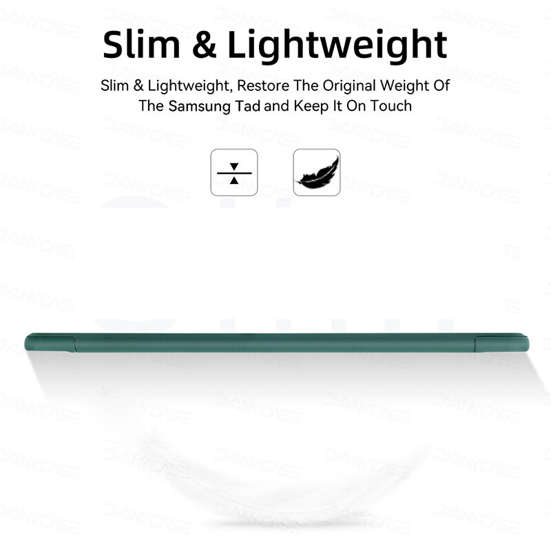 Funda de cuero PU para tableta Samsung Galaxy Tab A8, 10,5, X200, A7, T500, A7 Lite, T220, Galaxy Tab S6 Lite, S7, S8, S9, 11 pulgadas