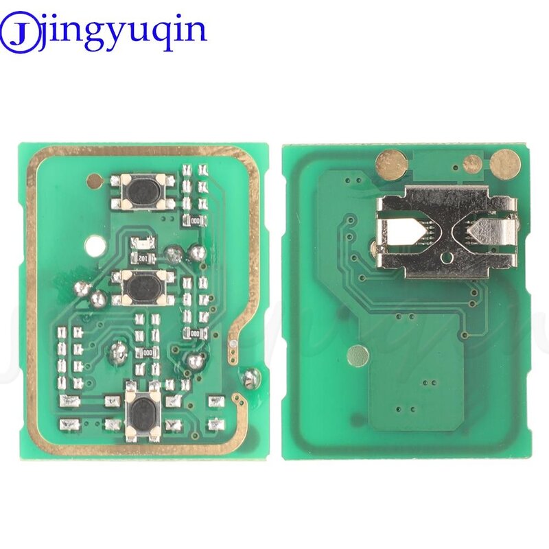 Jingyuqin Folding Remote Kunci Mobil Starter 3 Tombol 433 MHZ 4D63 Chip untuk Mazda 2 / 3 / 5 / 6 / MX5 / CX7 (SKE126-01)