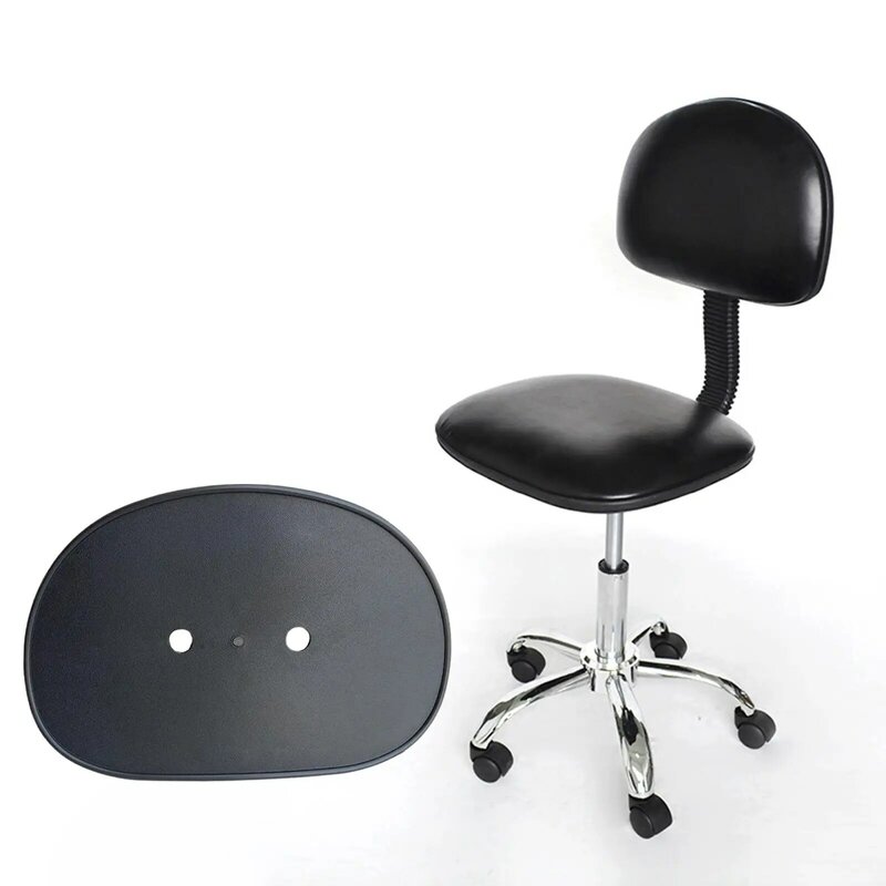 Oparcie do krzesła biurowego tylna podkładka zagłówek czarny wytrzymały komfortowy zamiennik podparcie pleców zapięcie oparcia do obrotowych krzesło biurowe