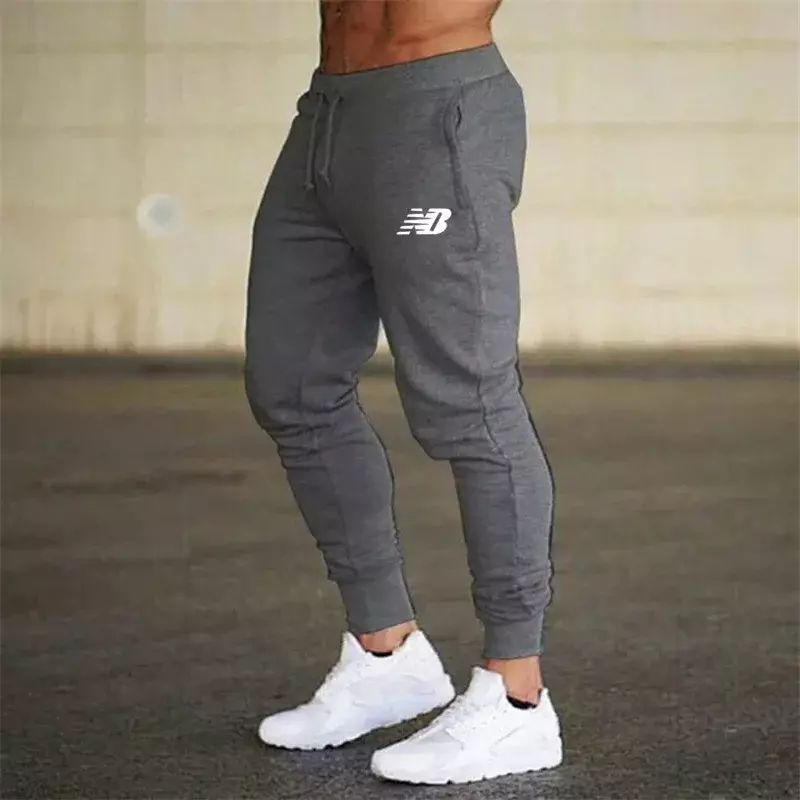 2024 Men's high quality sweatpants Joggers fitness exercise pants Spring autumn fashion running casual pants