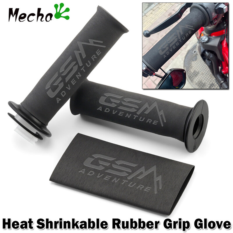 For BMW R1200GS R1250GS R 1200 GS R 1250 GS ADVENTURE GSA F850GS F750GS Motorcycle Heat Shrinkable Grip Cover Nonslip Grip Glove