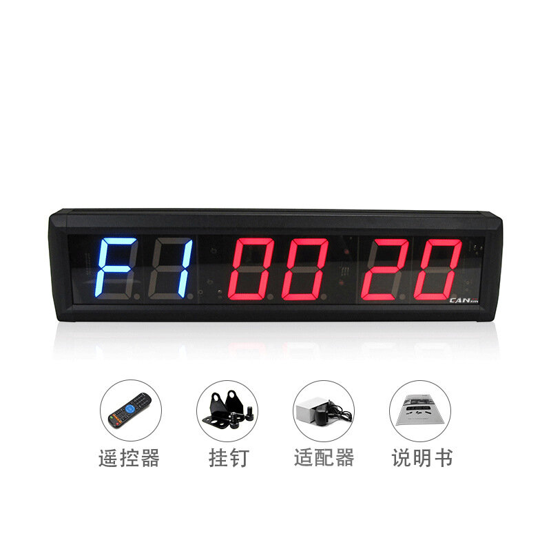 New 2.3-inch LED Gym Training Timer Multifunctional Indoor Gap Timer for Sports
