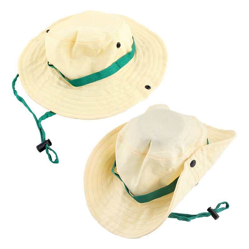 Kids Outdoor Adventure Explorer Kit Costume Vest And Hat Set Realize Children Career Dream Cosplay Gifts Green