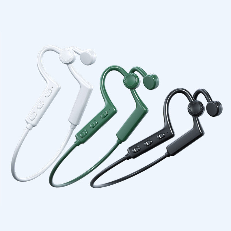New Ks19 Concept Bone Conduction Bluetooth-compatible Headset Wireless Ear-Mounted Non-in-Ear Sports Anti-Sweat Universal
