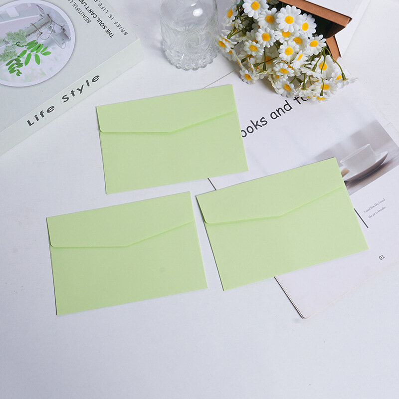 30 teile/los farbiger Kleber Western-Stil Umschlag kleine frische einfache Geschäft kreative Farbe Einladung Poly Mailer