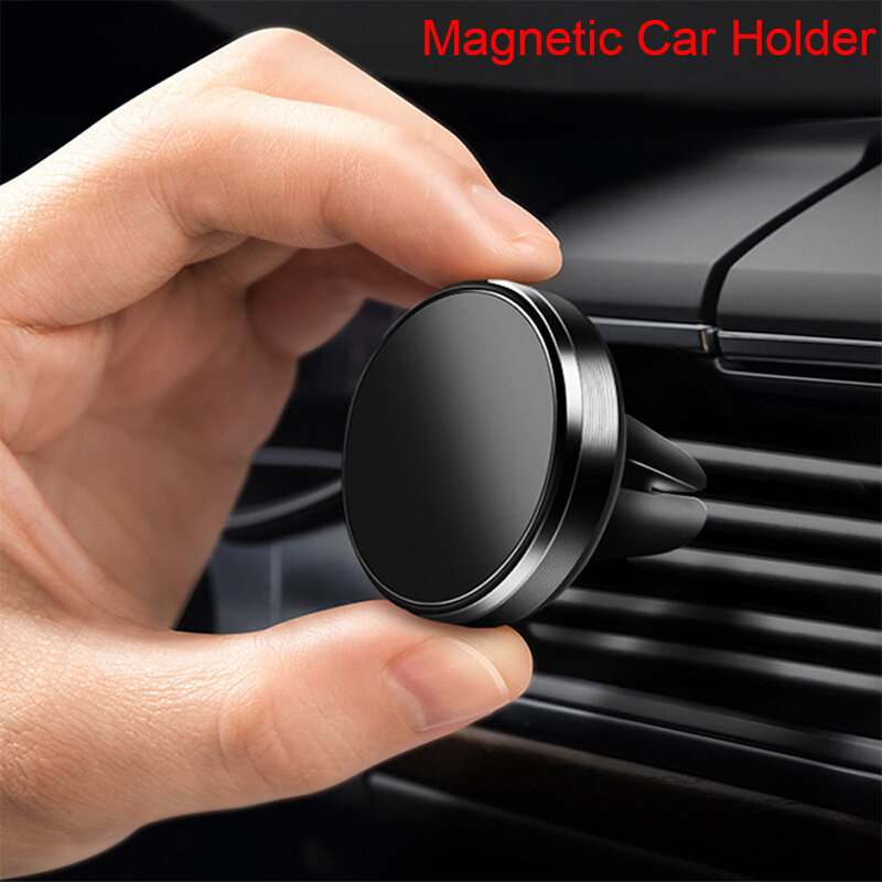 Air Vent magnetyczny uchwyt samochodowy telefon magnes Smartphone stojak komórka GPS wsparcie dla iPhone 14 13 12 XR Xiaomi Mi Huawei Samsung