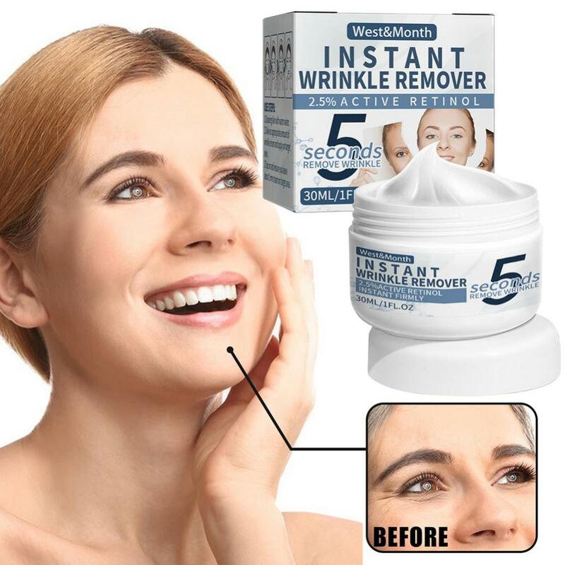 5 Seconds Wrinkle Remover Instant Firmly Anti Aging Moisturizing Remove Fineline Face Cream Beauty Skin Care 40g