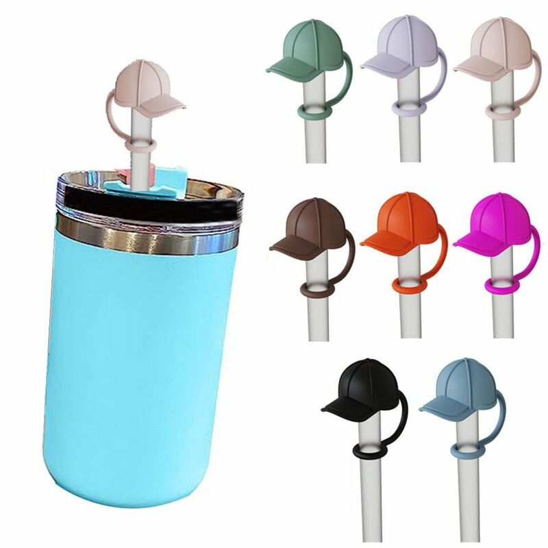 Reusable Silicone Straw Plug Splash Proof Cup Accessories Drinking Dust Cap Kitchen Tool Drinkware Straw Tips Cover Bottle