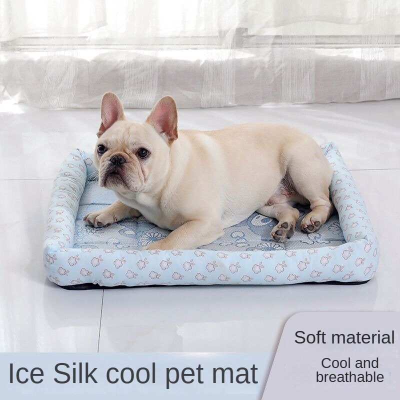 Esterilla de hielo fresca para mascotas, cama nido para gatos y Perros, sofá de verano