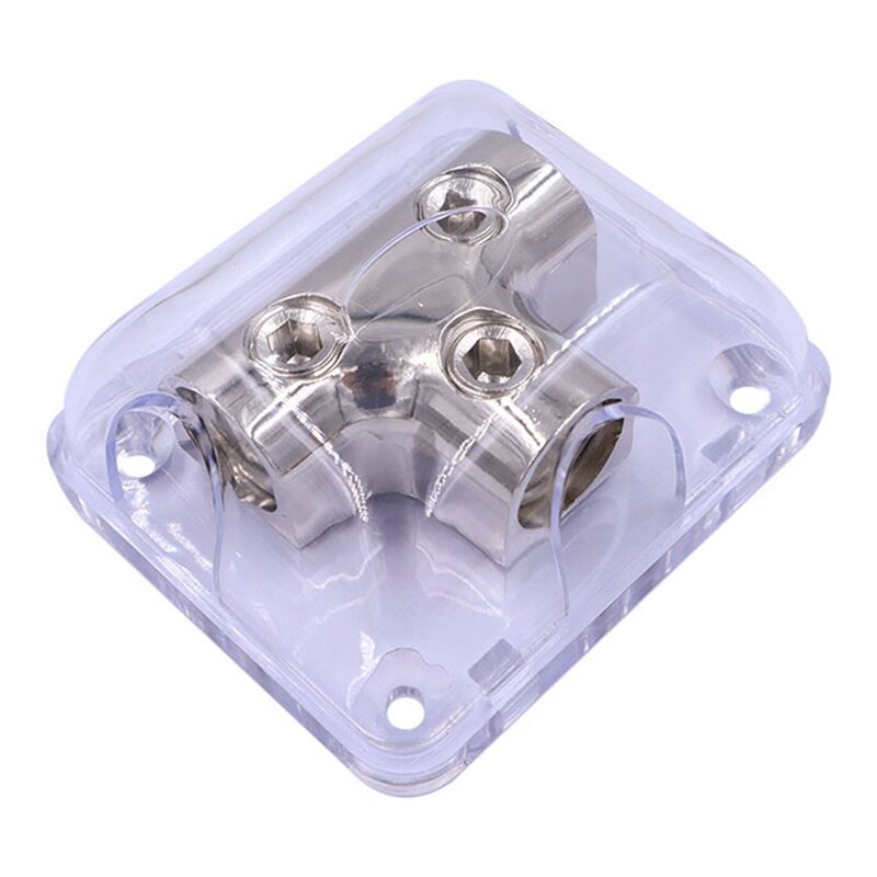 1 In 2 Out Way Power Ground Distributor Blocks Power Distribution Block For Car Audio Amplifier Systems