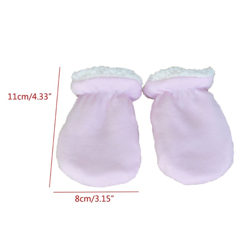 Sarung Tangan Bayi Sarung Tangan Hangat Musim Dingin Anti-ambil Sarung Tangan Tebal untuk Anak Laki-laki Perempuan Balita QX2D