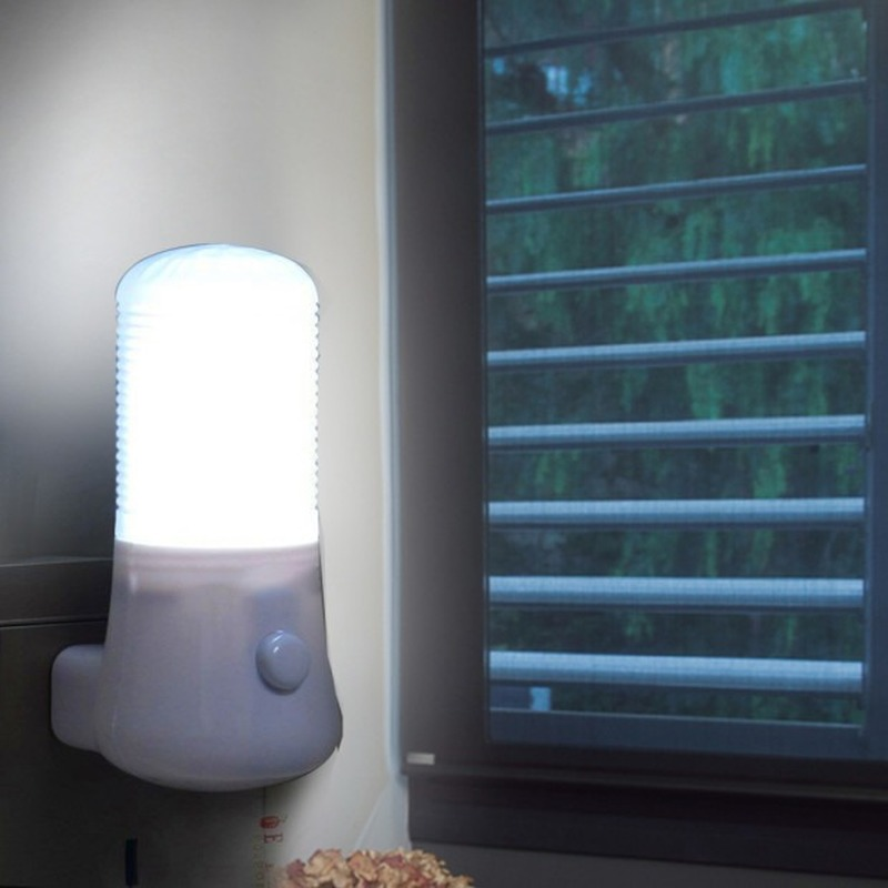 Lámpara de mesita de noche con enchufe europeo, luz LED de noche, CA 110-220V, lámpara de dormitorio, regalo para niños, Linda lámpara de noche para dormitorio