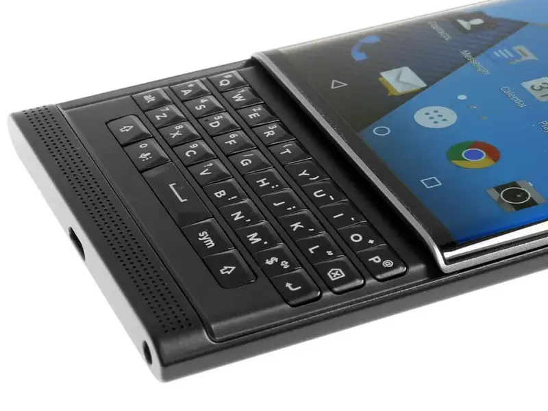 BlackBerry Priv Original Unlocked Smartphone, Celular, 32GB ROM, 3GB RAM, Câmera móvel de 18MP, GPS, Tela sensível ao toque, 1 ano