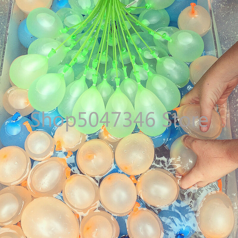 111 buah Paket isi ulang balon air lucu musim panas mainan luar ruangan bom balon air mainan Gag baru musim panas untuk anak-anak