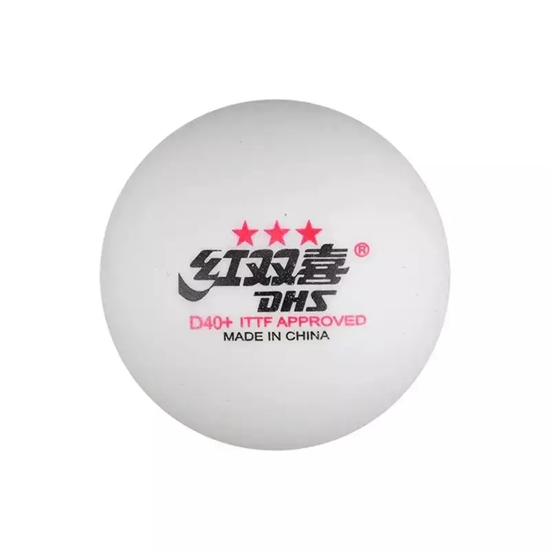 Original  DHS 3 Star D40+ Table Tennis Balls New Material Plastic Poly Ping Pong Balls ITTF approved Seam professional ball