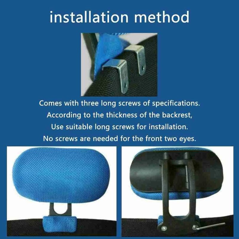 Comfortable Computer Chair Office Headrest with Adjustable Lifting Neck Protection Pillow Headrest Chair Office Accessories
