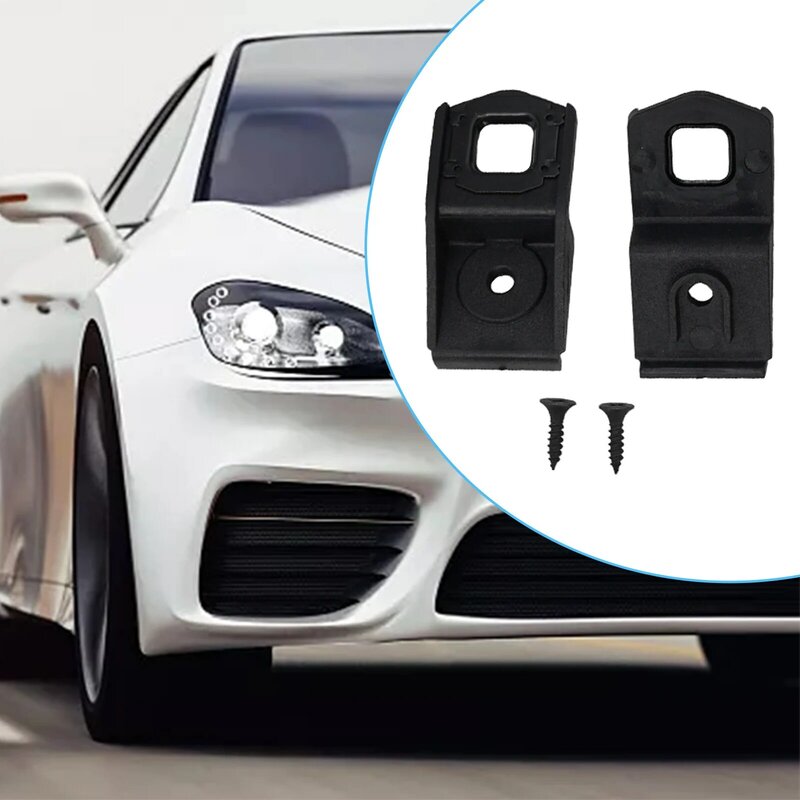 2x Black Headlight Mount Tab Repair Kit For BMW E92/E93 Coupe Convertible 2 Door 2007-2013 63117182519 Car Accessories