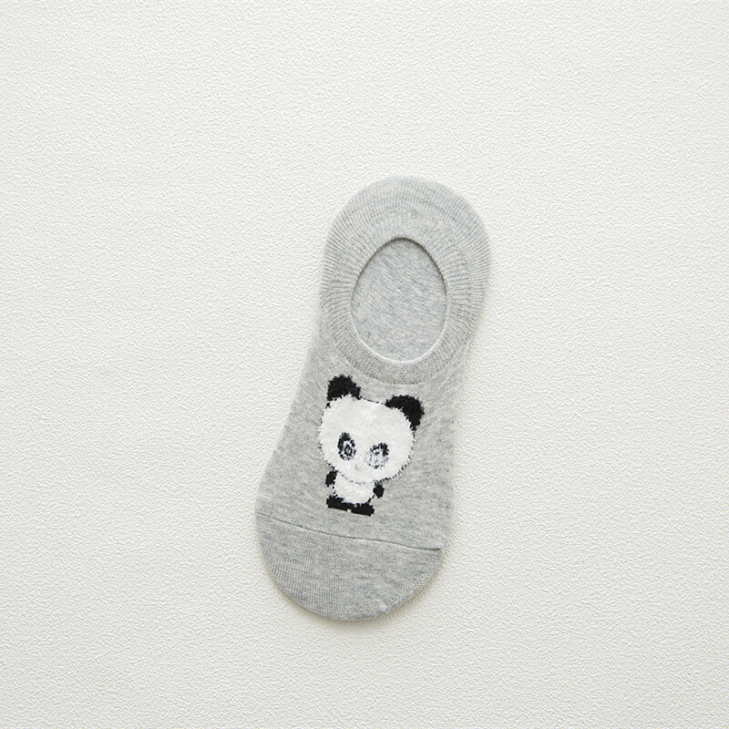 Новые весенне-летние тонкие японские милые носки-лодочки с мультяшным рисунком
