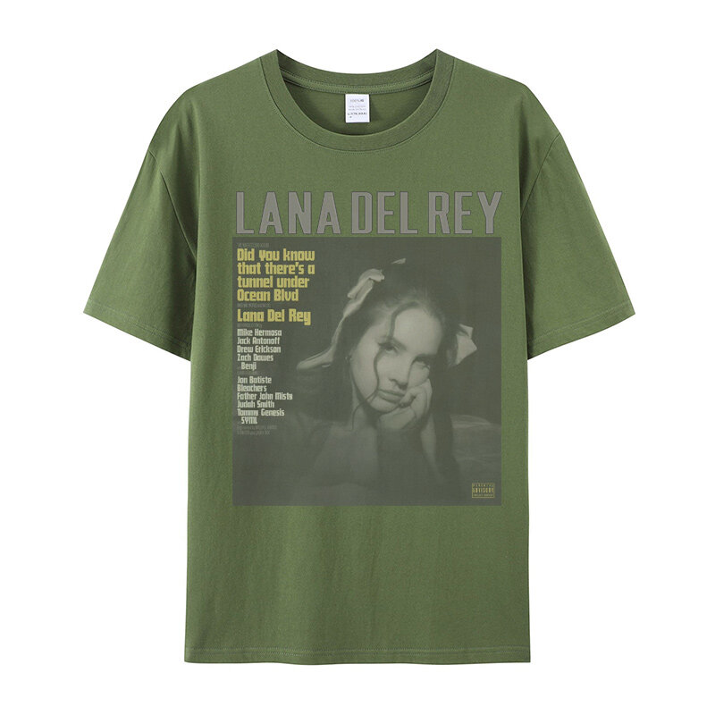Lana Del Rey เสื้อยืดผ้าฝ้ายวินเทจเสื้อยืดฤดูร้อน unisex เสื้อยืดฮาราจูกุลำลองผู้ชายผู้หญิงเสื้อยืด