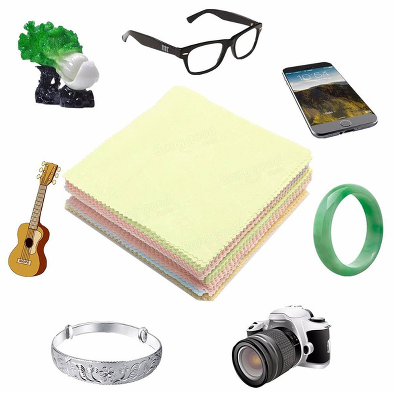 30pc Microfiber Cleaning Glasses Cloths for Delicate Surfaces Lenses Clothes Eyeglasses Screens Camera Lenses Cleaning Wipes