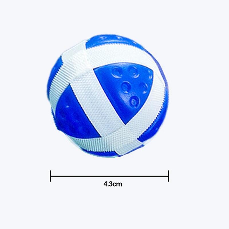 Bola Target lengket untuk anak, 5 buah bola lempar lengket plastik latihan tangan hiburan bola Target interaktif orang tua dan anak