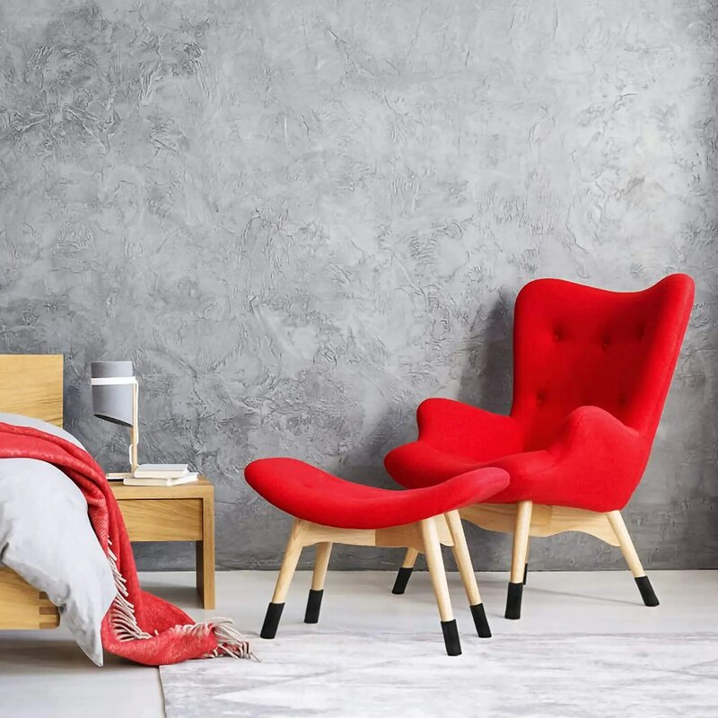 Protecteur de sol de pieds de chaise, 24 pièces, chaussettes antidérapantes, couvre-meubles à haute élasticité, ensemble de coussinets de meubles
