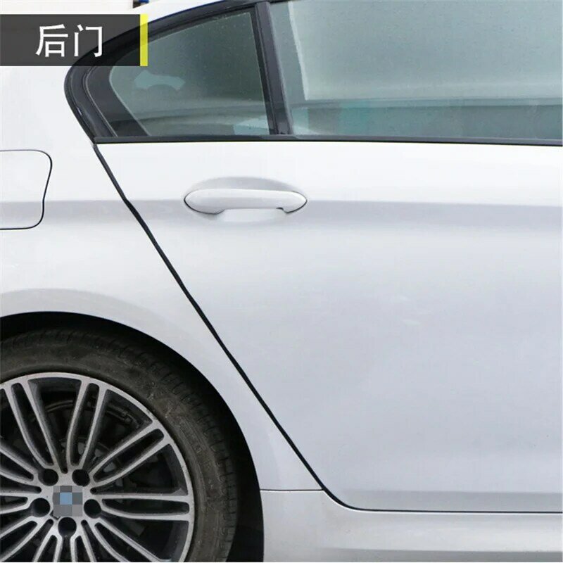 Auto U Typ Auto Tür Schutz Clear Edge Guards Trim Styling Form Streifen Gummi Scratch Protector Auto Tür Universal