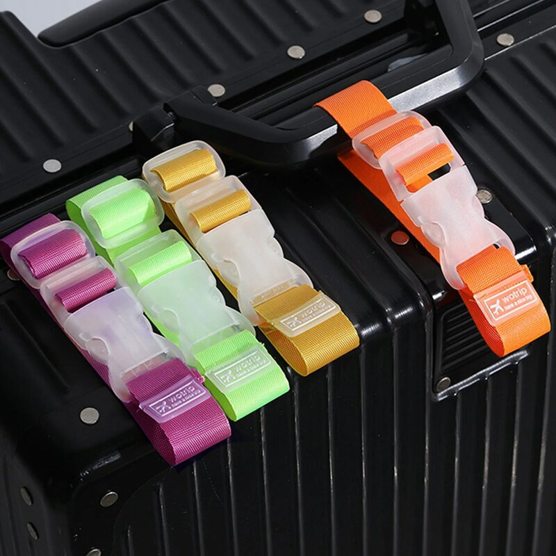 Draagbare Verstelbare Nylon Lock Bagageband Jas Grijper Heavy Duty Koffer Riem Dragen Clip Rugzak Reis Accessoire Gesp