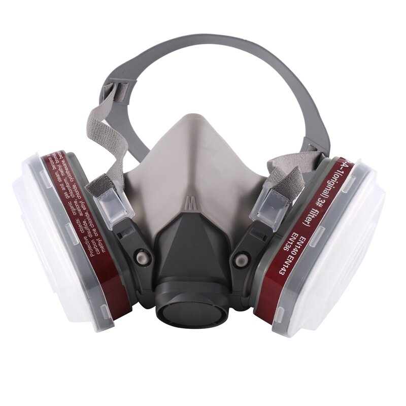 Máscara dustproof da máscara do respirador com filtros para a construção da solda da poeira da pintura