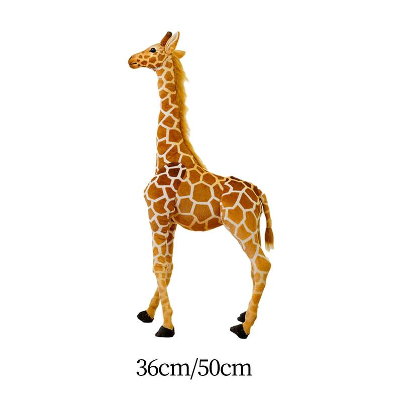 Plüsch Giraffe Spielzeug Stofftier Plüsch Dekor Baby Spielzeug Plüsch Kissen Tiere Plüsch Giraffe für Geburtstag Sofa Schlafzimmer Kinder