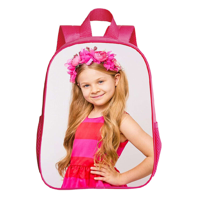 어린이용 핑크 배낭, 유치원 가방, 다이아나 쇼 인쇄 학교 가방, 미취학 여아용 카와이 책가방, 유아 소프트백 가방
