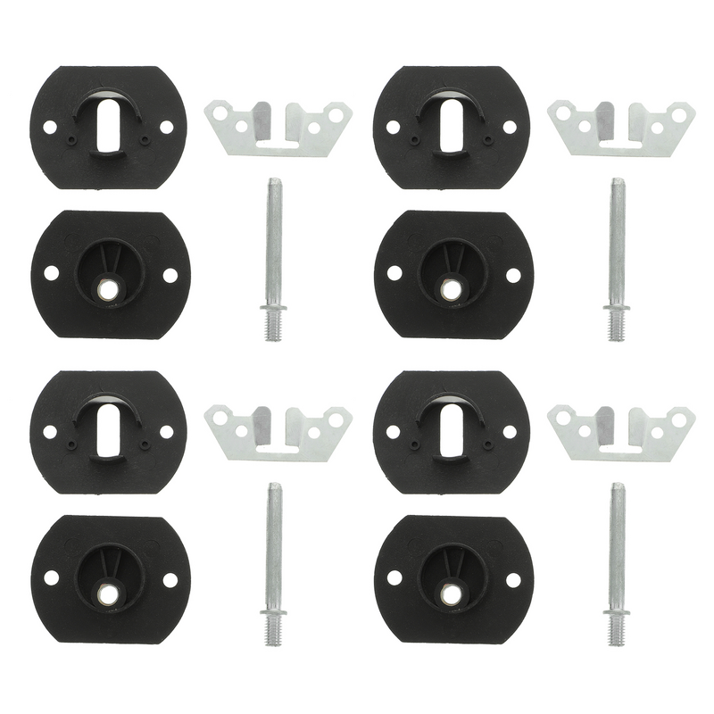 4 Sets Connection Buckle Sofa Connector Sectional Couch Connectors Iron Furniture Pin