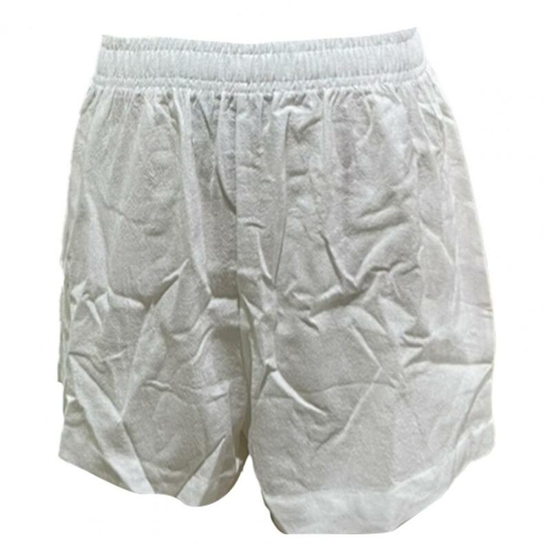 Pantaloni larghi pantaloncini da donna a vita alta con stampa a righe con tasche per gli sport estivi abbigliamento Casual elastico in vita sopra il ginocchio