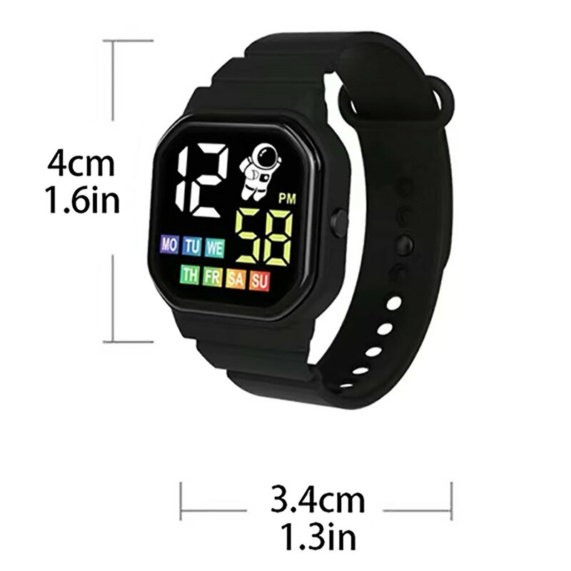 Led Digital Watch For Kids Boys Sports Waterproof Watches Girls Silicone Digital Watch Casual Childrens Electronic Reloj